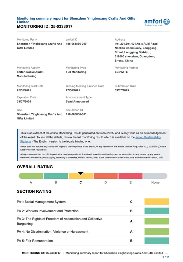 BSCI Certification BSCI Certification